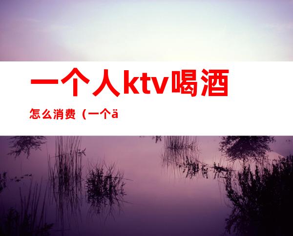 一个人ktv喝酒怎么消费（一个人唱歌的ktv）