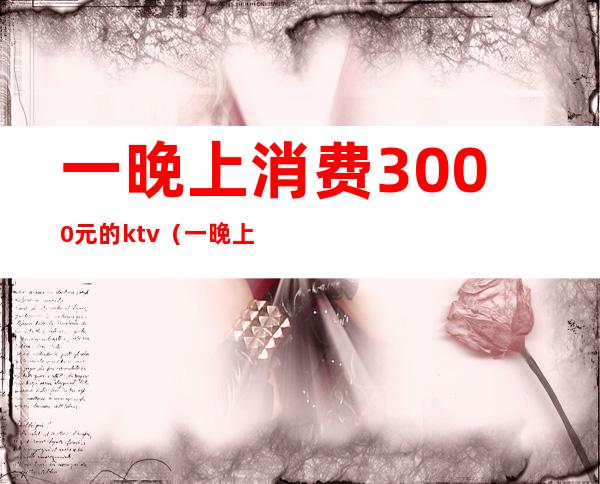 一晚上消费3000元的ktv（一晚上花了1000块）