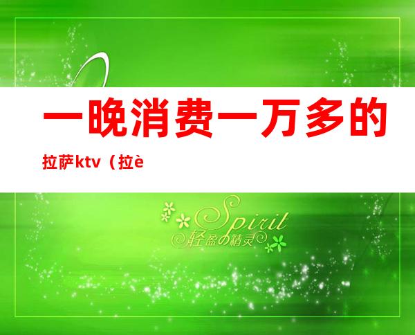 一晚消费一万多的拉萨ktv（拉萨那边消费高吗）