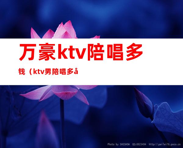 万豪ktv陪唱多钱（ktv男陪唱多少钱）