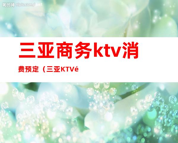 三亚商务ktv消费预定（三亚KTV预订）