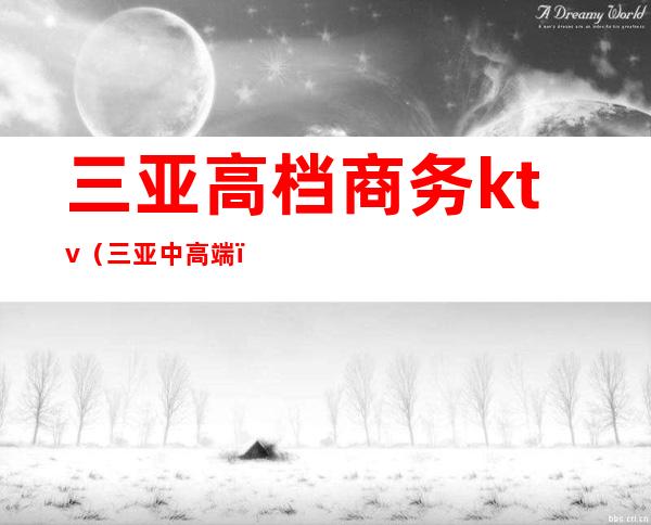 三亚高档商务ktv（三亚中高端）