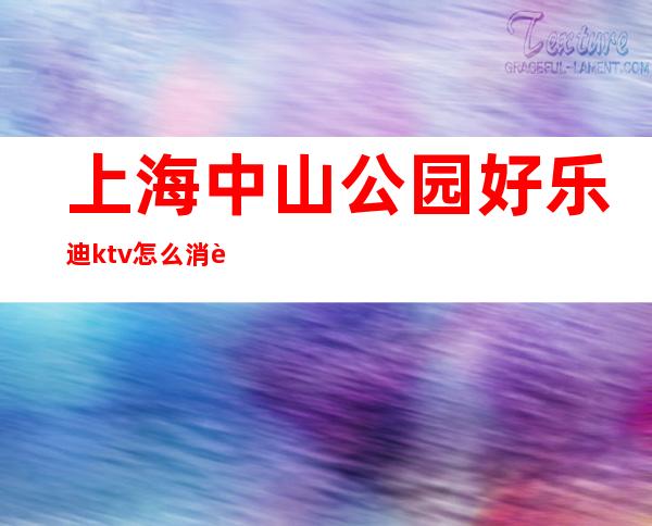 上海中山公园好乐迪ktv怎么消费（上海中山公园好乐迪ktv怎么消费的）