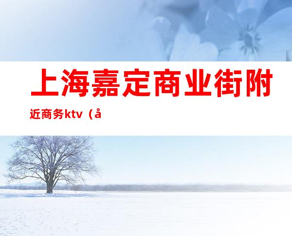 上海嘉定商业街附近商务ktv（嘉定区商业街）