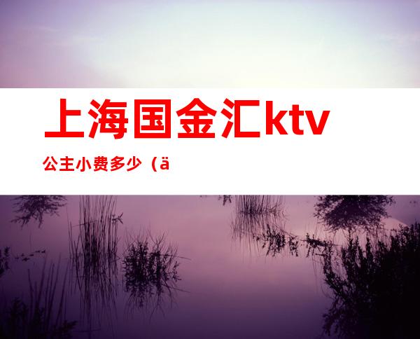 上海国金汇ktv公主小费多少（上海ktv公主出台费多少）