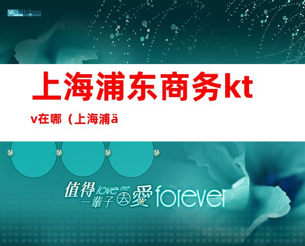 上海浦东商务ktv在哪（上海浦东商务ktv在哪个好）