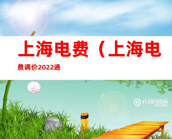 上海电费（上海电费调价2022通知）