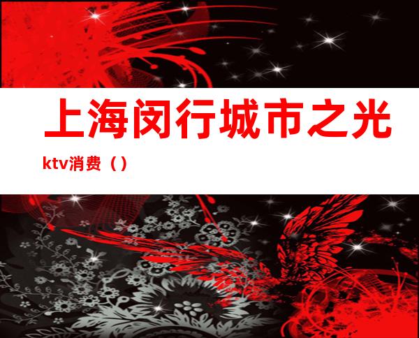 上海闵行城市之光ktv消费（）