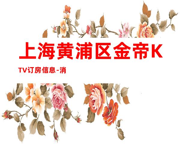 上海黄浦区金帝KTV订房信息-消费攻略-请客户