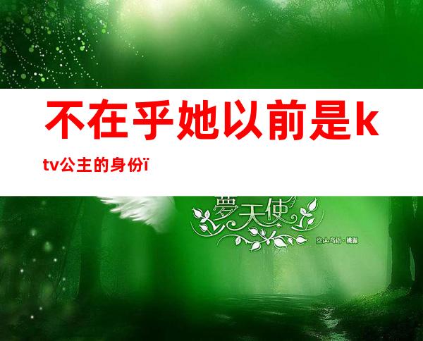 不在乎她以前是ktv公主的身份（）