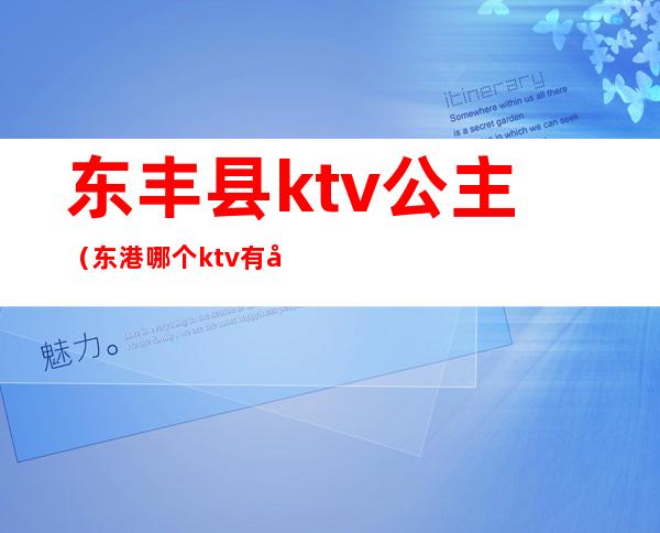 东丰县ktv公主（东港哪个ktv有公主吗）