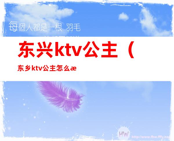 东兴ktv公主（东乡ktv公主怎么收费的）