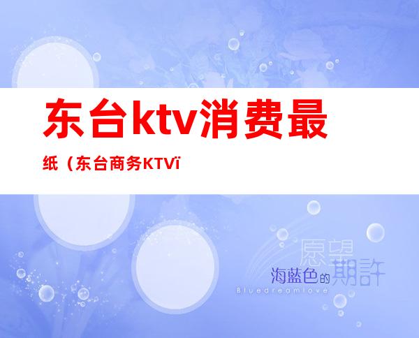 东台ktv消费最纸（东台商务KTV）