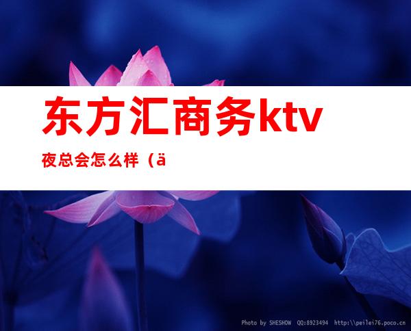 东方汇商务ktv夜总会怎么样（上海东方汇ktv是一线场子吗）