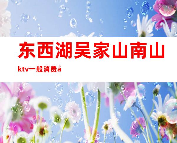 东西湖吴家山南山ktv一般消费多少（东西湖南山综合市场KTV）