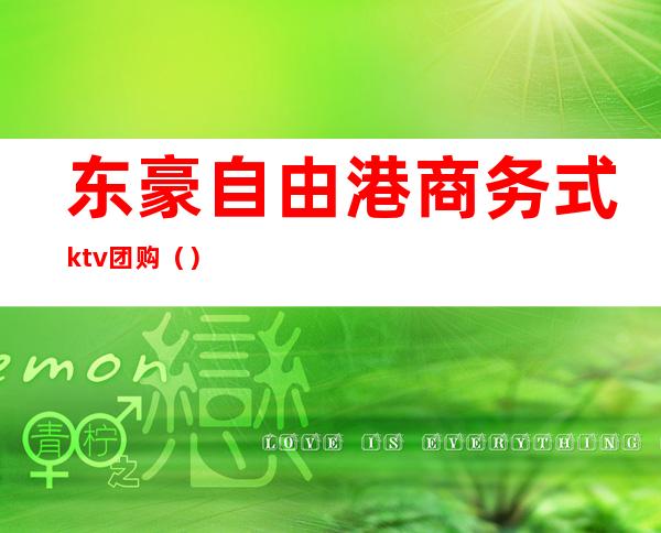 东豪自由港商务式ktv团购（）