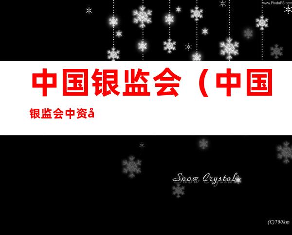 中国银监会（中国银监会中资商业银行行政许可事项实施办法）