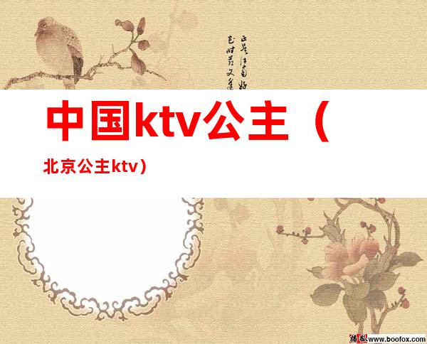 中国ktv公主（北京公主ktv）