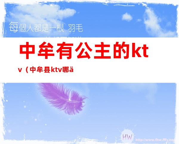 中牟有公主的ktv（中牟县ktv哪个有公主）