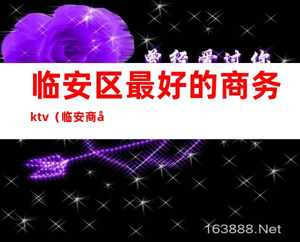 临安区最好的商务ktv（临安商务酒店）