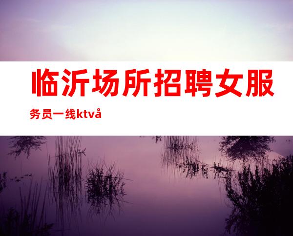 临沂场所招聘女服务员 一线ktv实力招聘 可语音在线咨询.