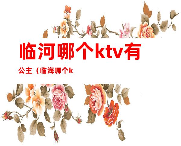 临河哪个ktv有公主（临海哪个ktv有公主）