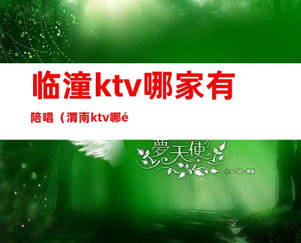 临潼ktv哪家有陪唱（渭南ktv哪里有陪唱）