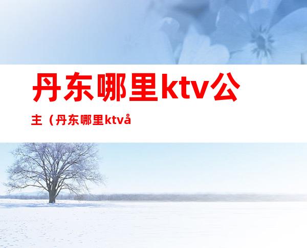 丹东哪里ktv公主（丹东哪里ktv公主最多）