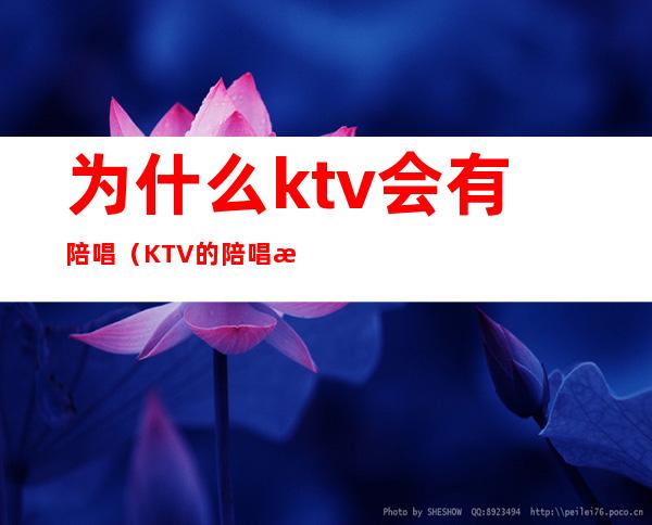 为什么ktv会有陪唱（KTV的陪唱是干嘛的）