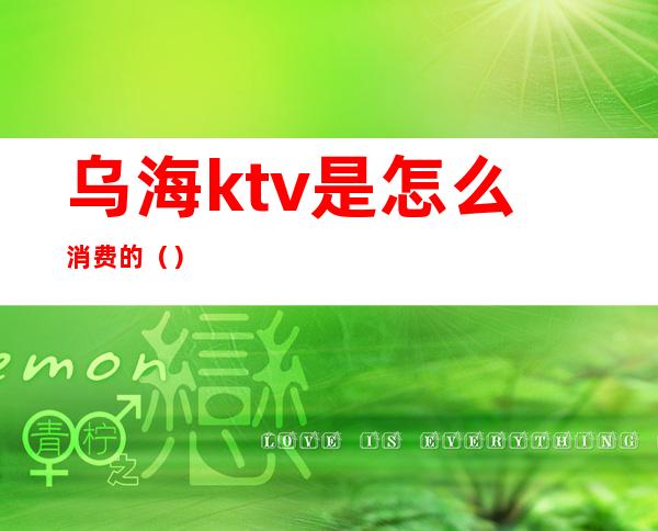 乌海ktv是怎么消费的（）