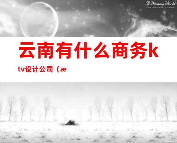 云南有什么商务ktv设计公司（昆明高端KTV）