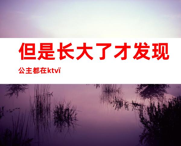 但是长大了才发现公主都在ktv（）