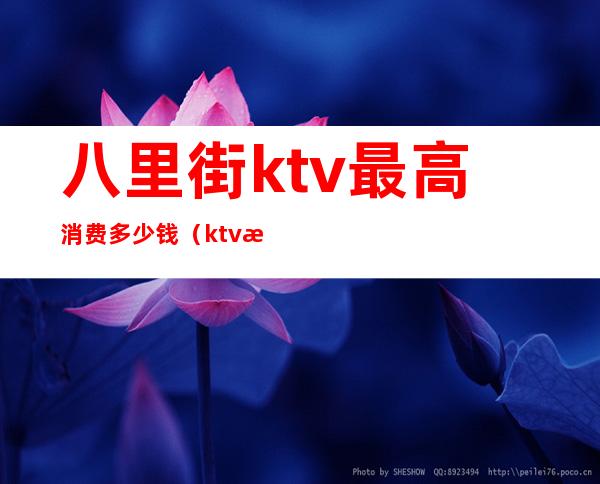 八里街ktv最高消费多少钱（ktv消费八千多正常吗）