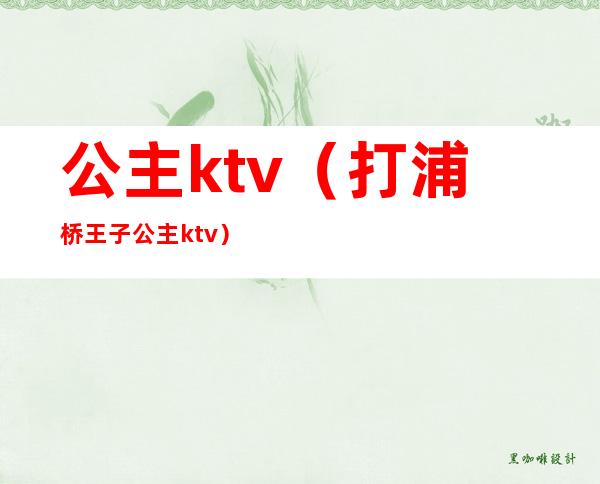 公主ktv（打浦桥王子公主ktv）