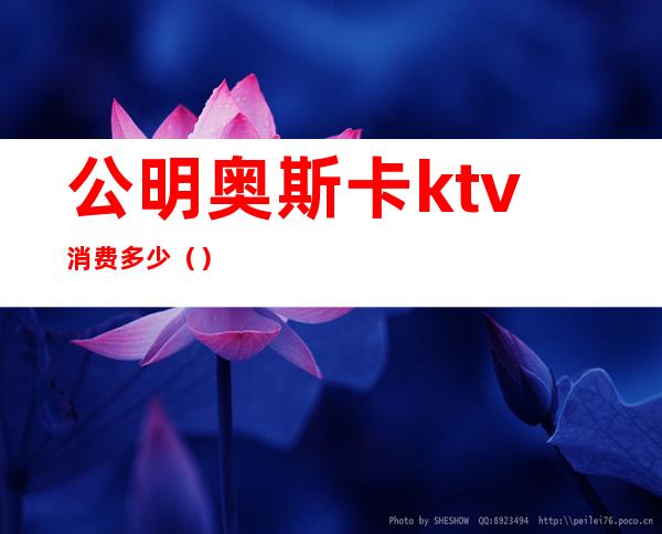 公明奥斯卡ktv消费多少（）