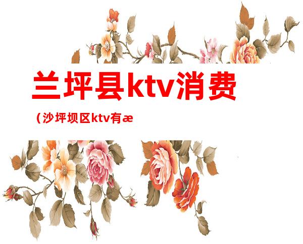 兰坪县ktv消费（沙坪坝区ktv有服务的）