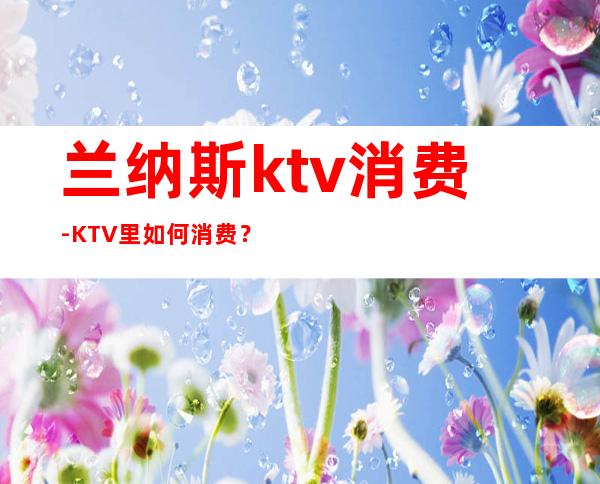 兰纳斯ktv消费-KTV里如何消费？