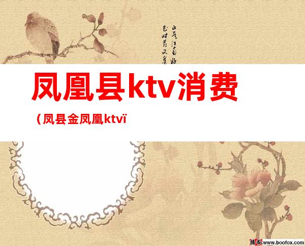 凤凰县ktv消费（凤县金凤凰ktv）