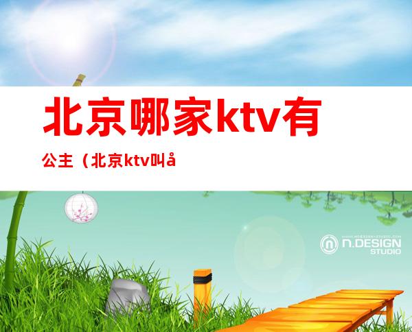 北京哪家ktv有公主（北京ktv叫公主多少钱）