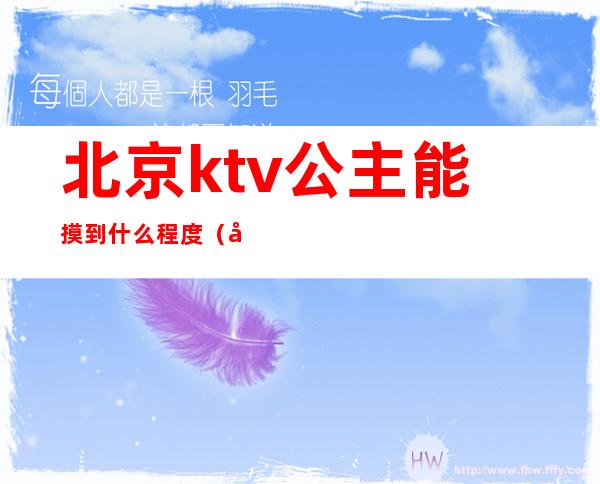 北京ktv公主能摸到什么程度（如何判断ktv有公主）