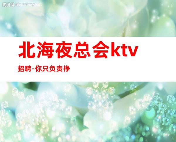 北海夜总会ktv招聘-你只负责挣