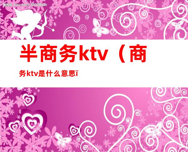 半商务ktv（商务ktv是什么意思）