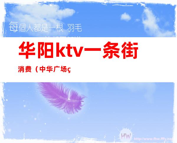 华阳ktv一条街消费（中华广场的ktv）