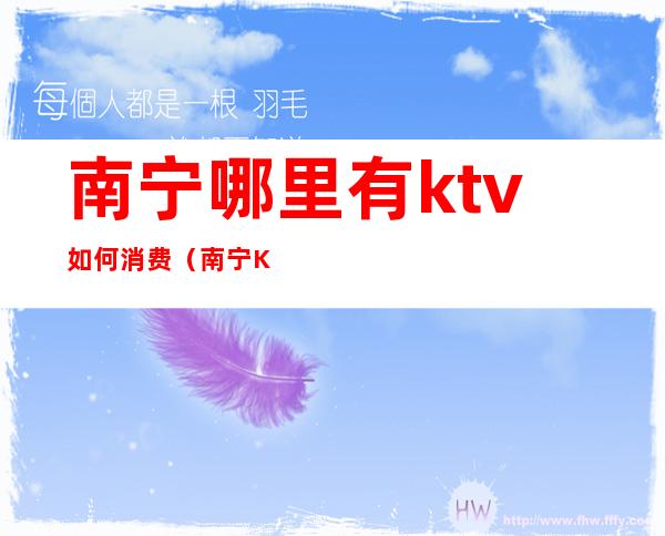 南宁哪里有ktv如何消费（南宁KTV消费）