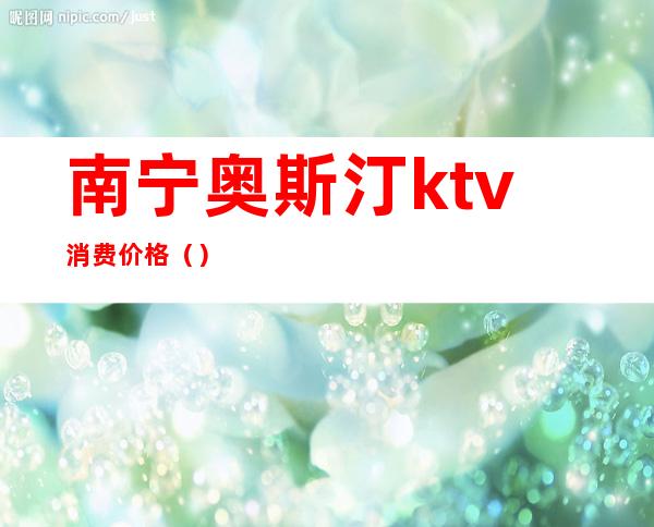 南宁奥斯汀ktv消费价格（）