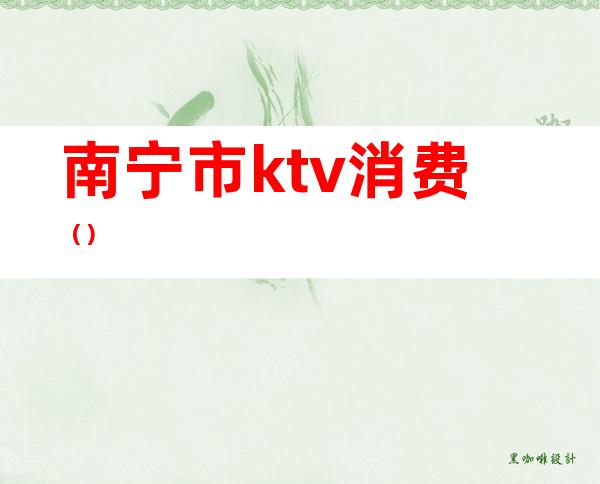 南宁市ktv消费（）