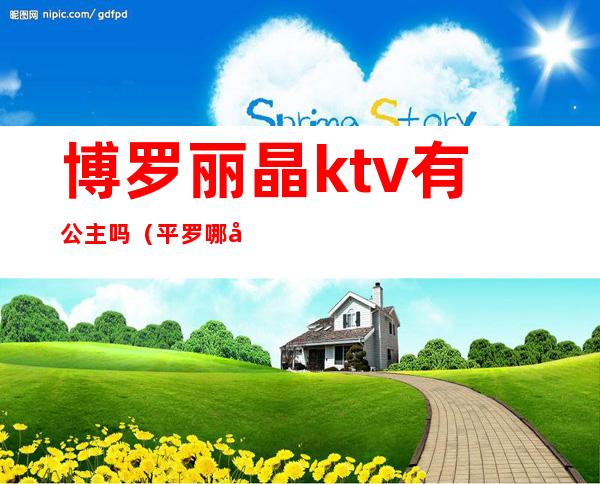 博罗丽晶ktv有公主吗（平罗哪家ktv有公主）