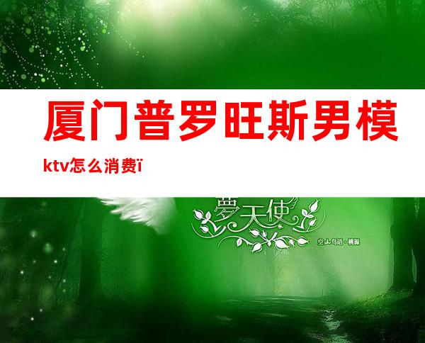 厦门普罗旺斯男模ktv怎么消费（广州普罗旺斯ktv）