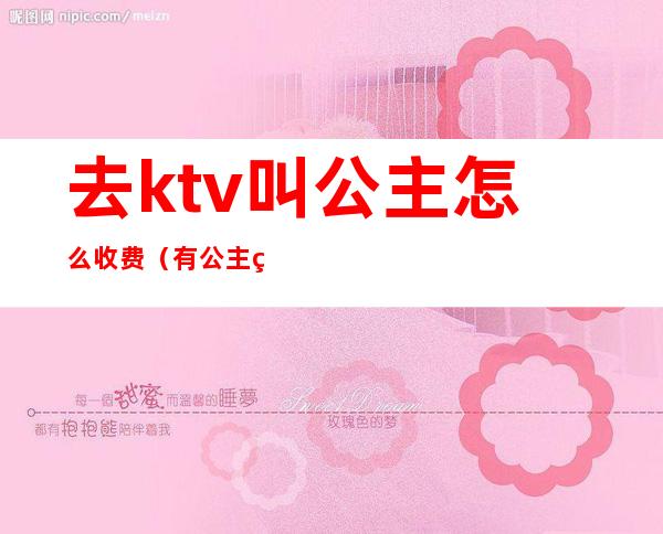 去ktv叫公主怎么收费（有公主的ktv怎么收费）