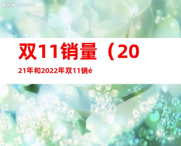 双11销量（2021年和2022年双11销量）